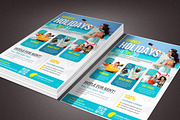 Summer Holidays Flyer, a Flyer Template by TheGraphicsWorld (Thumbnail 2 of 3)