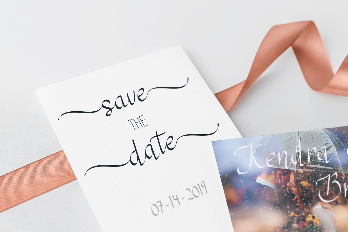 RSVP Display Calligraphy Font +, a Font by DailyMiracleDigitals,LLC (Photo 2 of 12)