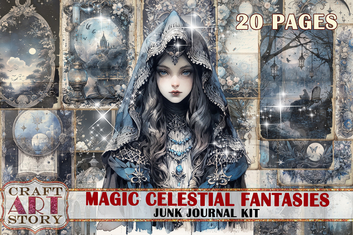 Magic celestial Fairy fantasy, a Decorative Illustration by CraftArtStory