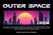 Vorcas Glitch Font, a Sans Serif Font by RantautypeStudio (Thumbnail 2 of 15)