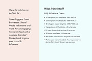 Food Instagram Template Bundle, a Social Media Template by Deepa Template Studio (Thumbnail 7 of 17)