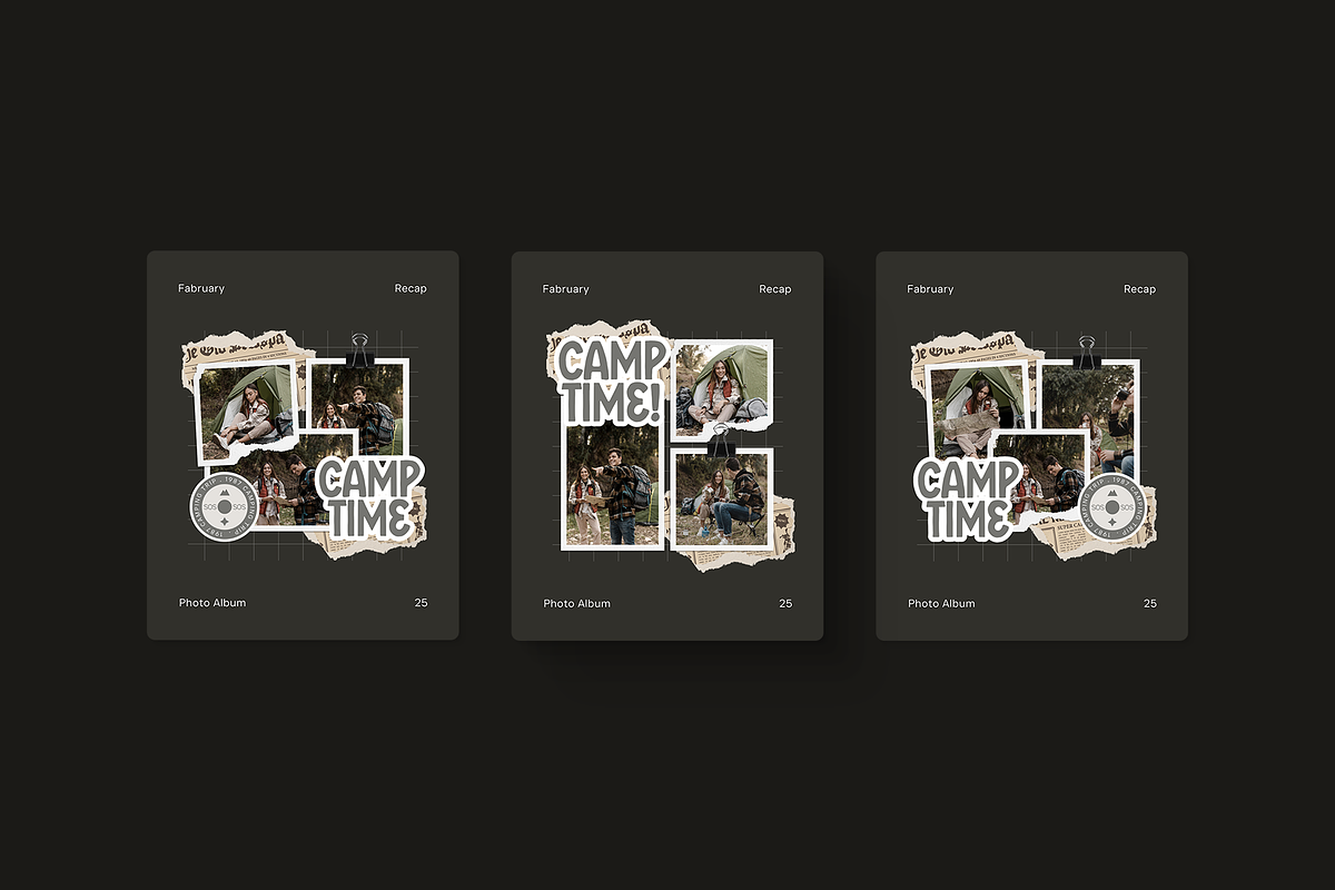 PHOTO COLLAGE | Instagram Template, a Social Media Template by Ghurafa Studio (Photo 5 of 7)