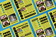 Green Bold Minimalism Food Menu, a Flyer Template by Aiyari Graphic (Thumbnail 2 of 3)