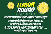 Lemon Round - Bold Display Font, a Script Font by Four Lines Std. (Thumbnail 6 of 8)