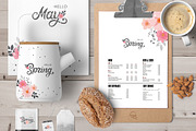 Spring Set - templates, lettering..., a Poster Template by Anna's Lettering (Thumbnail 7 of 7)