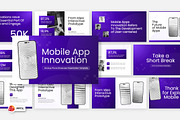 Mobile App Innovation PowerPoint, a Presentation Template by Loin Studio (Thumbnail 1 of 4)