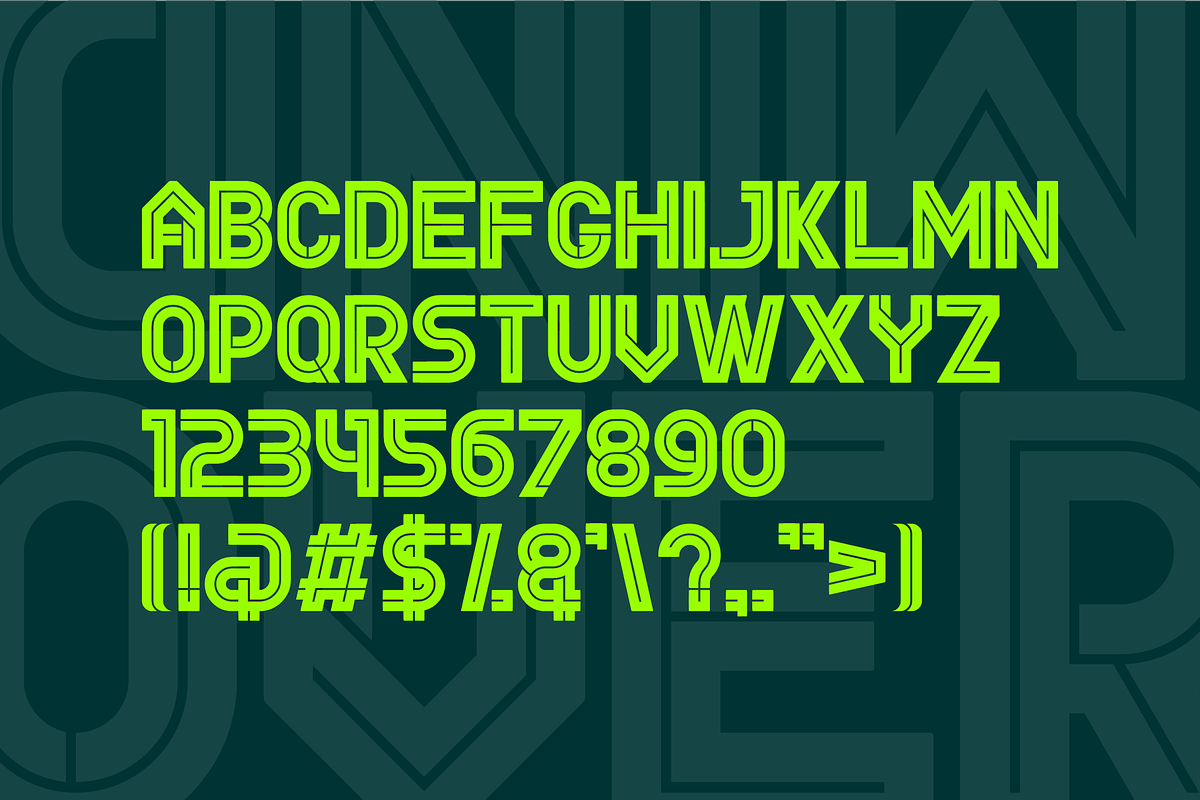 Overmind Demons, a Font by asfgraphics (Photo 2 of 8)