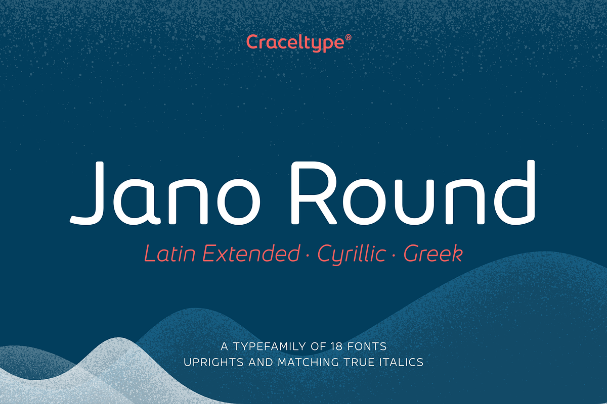 Jano Round, a Sans Serif Font by Craceltype (Photo 1 of 9)