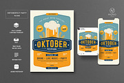 Oktoberfest Party Flyer Set, a Flyer Template by monogrph (Thumbnail 1 of 4)