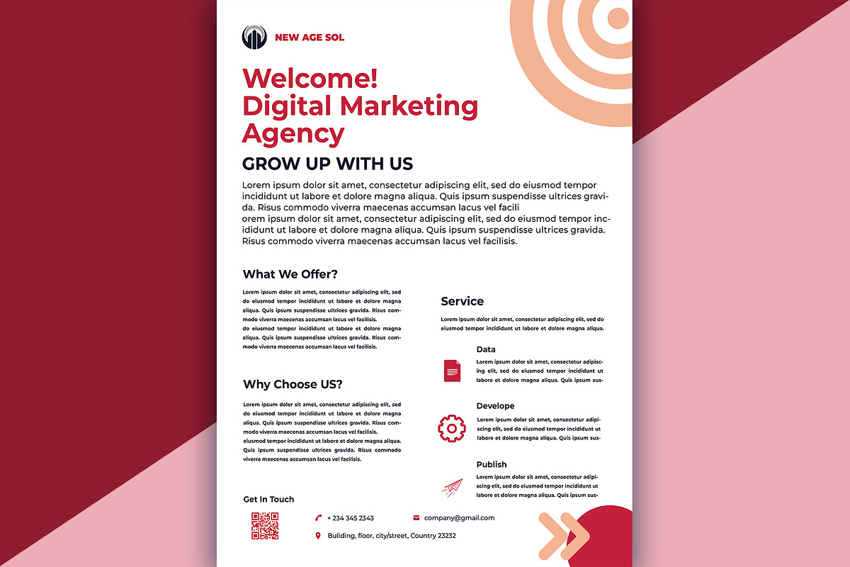 Business Brochure/Poster/Flyer, a Brochure Template by kamalrawat_gd (Photo 3 of 3)