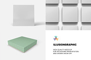 Square Box with Lid Mockups 10 Views, a Packaging Mockup by Illusiongraphic (Thumbnail 21 of 21)
