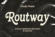 Routway Serif, a Serif Font by Letter Fresh (Thumbnail 1 of 14)