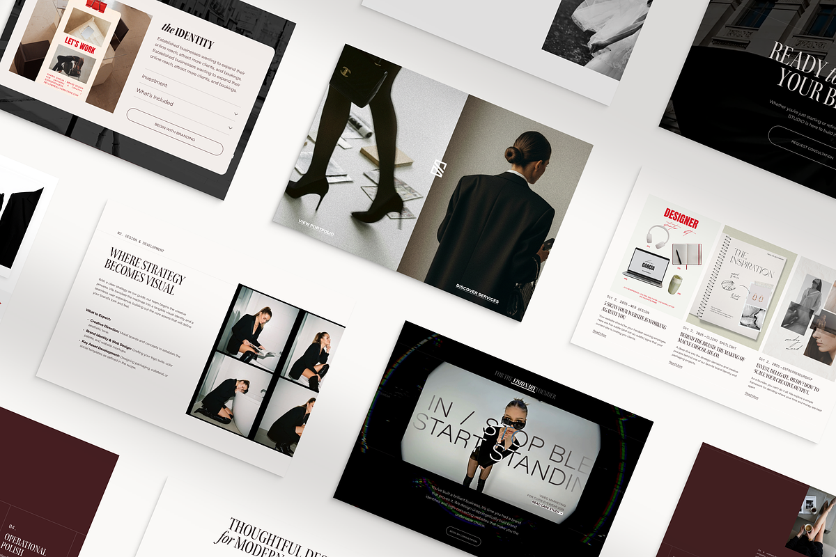 Creative Agency Squarespace Template, a Squarespace Template by Glowup Online (Photo 2 of 8)