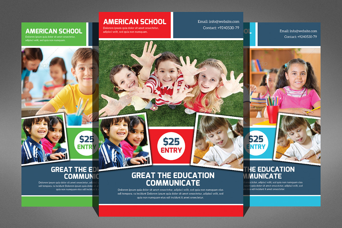 11 Education Flyer Bundle, a Flyer Template by Graphic Templates (Photo 2 of 12)