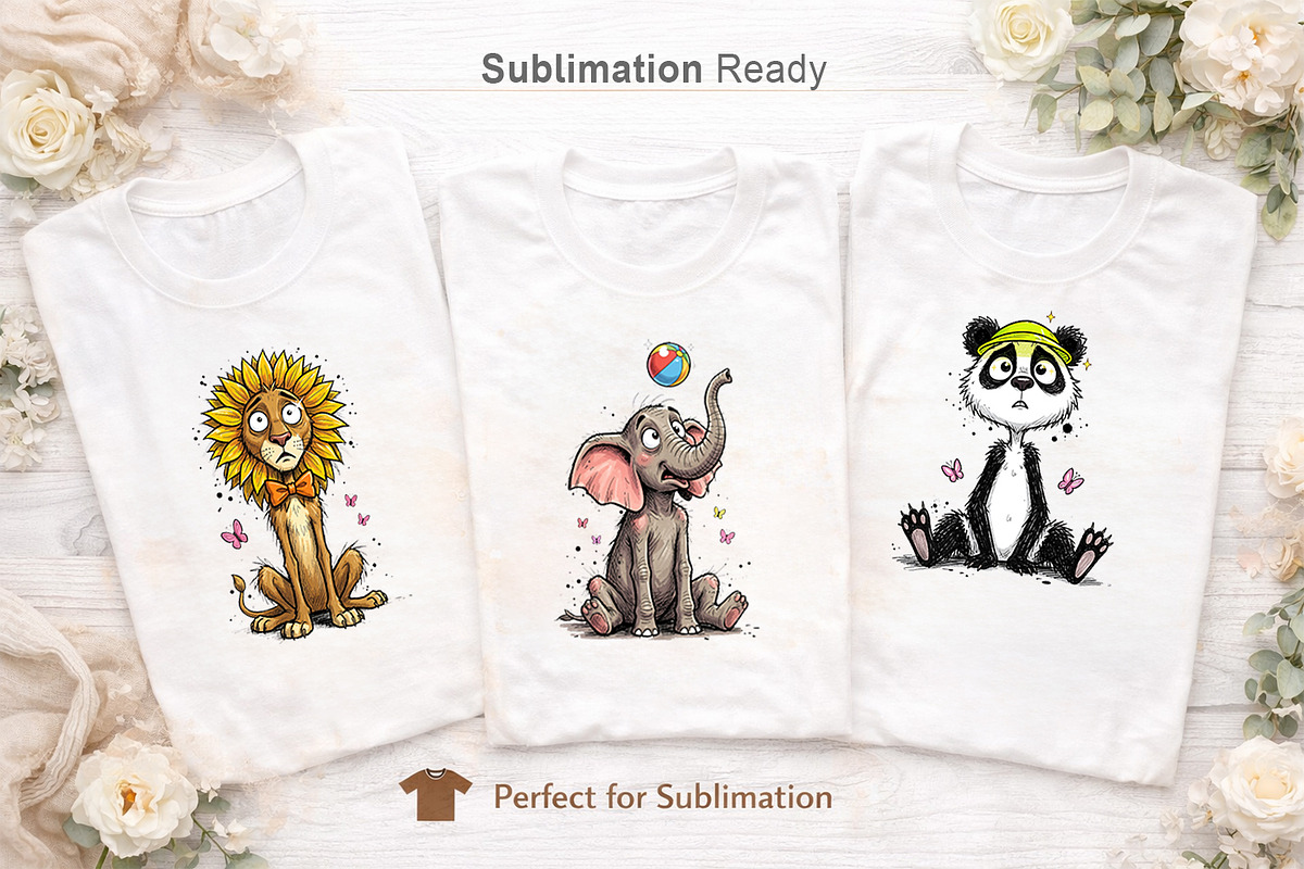 Quirky Summer Animals PNG, an Illustration by Artnoy (Photo 6 of 8)