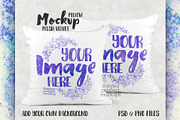 Sublimation plush pillow mockup, a Product Mockup by StyledProductMockups (Thumbnail 1 of 4)