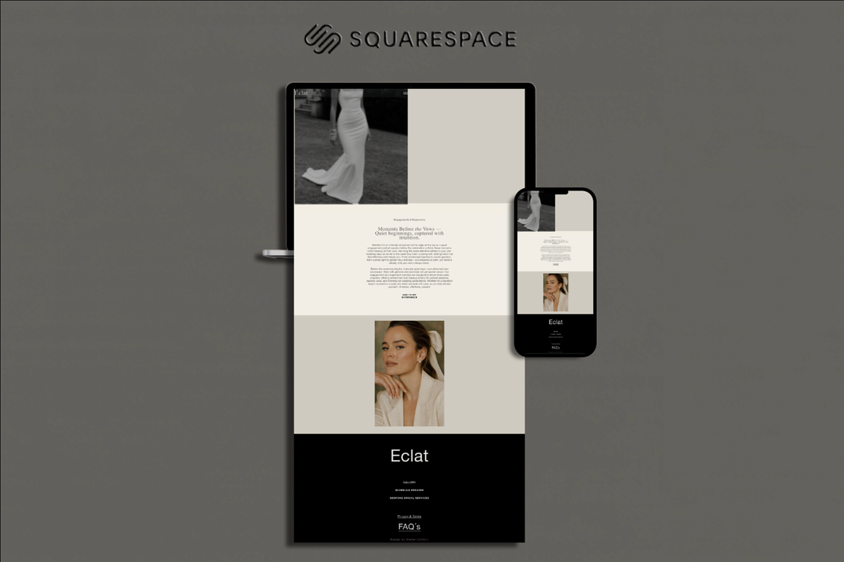 Eclat Squarespace 7.1 Template, a Squarespace Template by Atelier Contour (Photo 3 of 12)