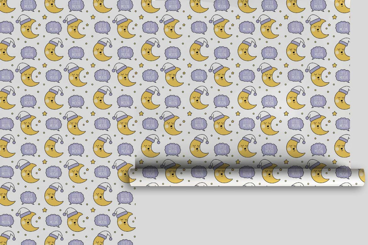 Sleepy Animals Nursery Patterns, a Pattern Graphic by one-touch