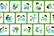 110 Animated Business Ecosystem, a Duotone Icon by Vectors Market (Thumbnail 3 of 4)