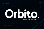 Orbito - Modern Sans Serif Font, a Sans Serif Font by Masyafi Studio (Thumbnail 1 of 8)