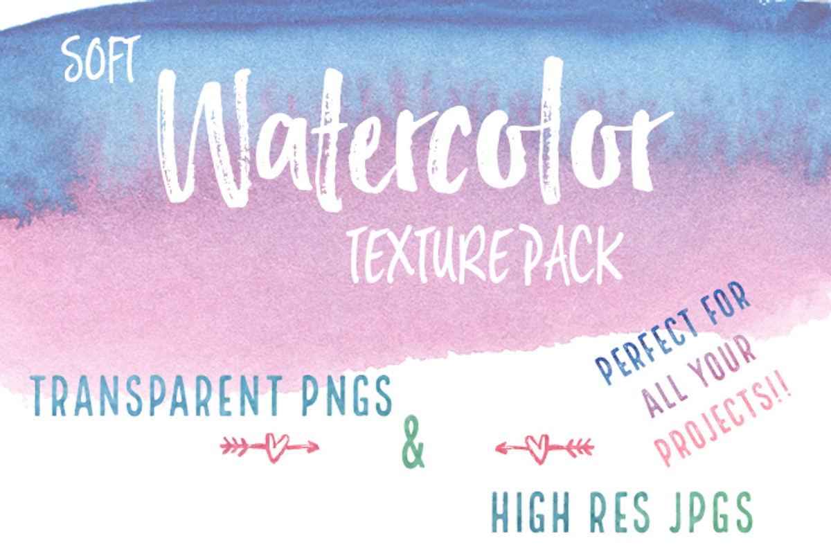 Soft Watercolor Texture Pack, a Texture Graphic by Nerdy Girl Creative (Photo 1 of 8)