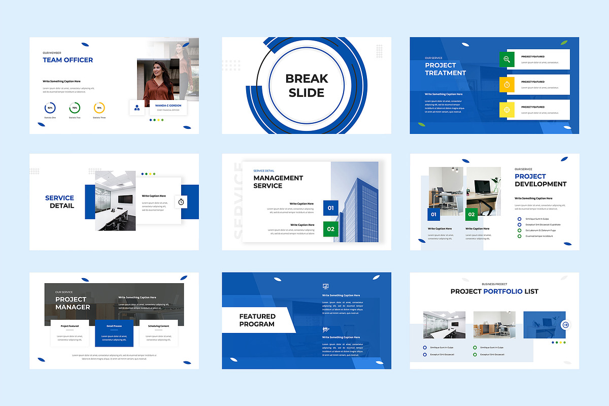Corporate - Powerpoint Template, a Presentation Template by TMint Creative