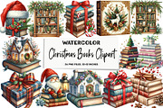 Christmas Books Clipart, an Illustration by DreamArtGraphic (Thumbnail 1 of 5)