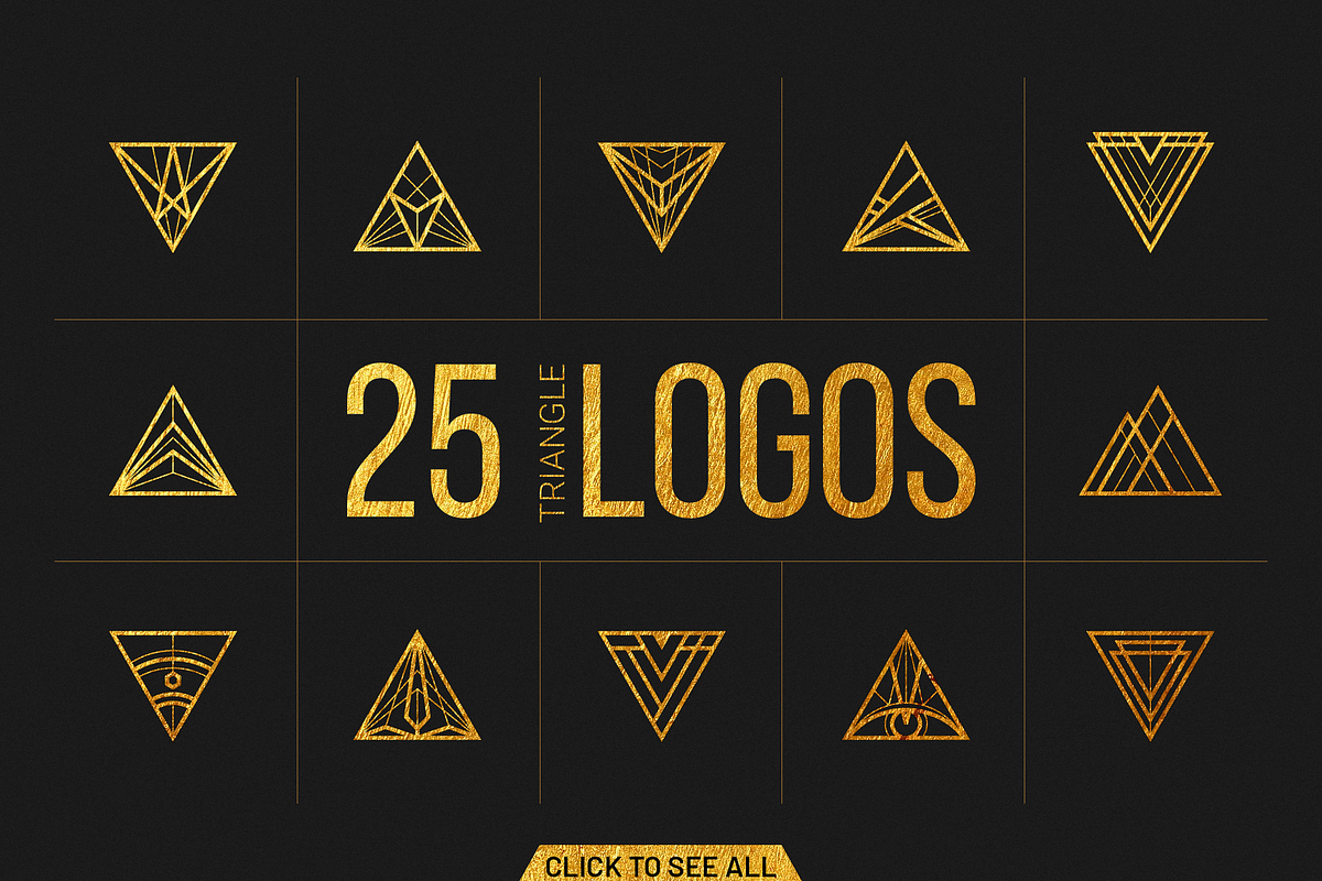 100 Linear Geometric Logos. Bundle, a Branding & Logo Template by le-genda (Photo 11 of 12)