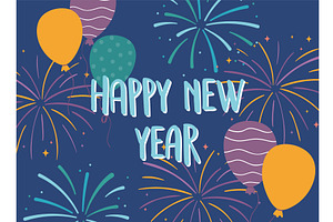 new year 2022 invitation card, an Illustration by studiogstock