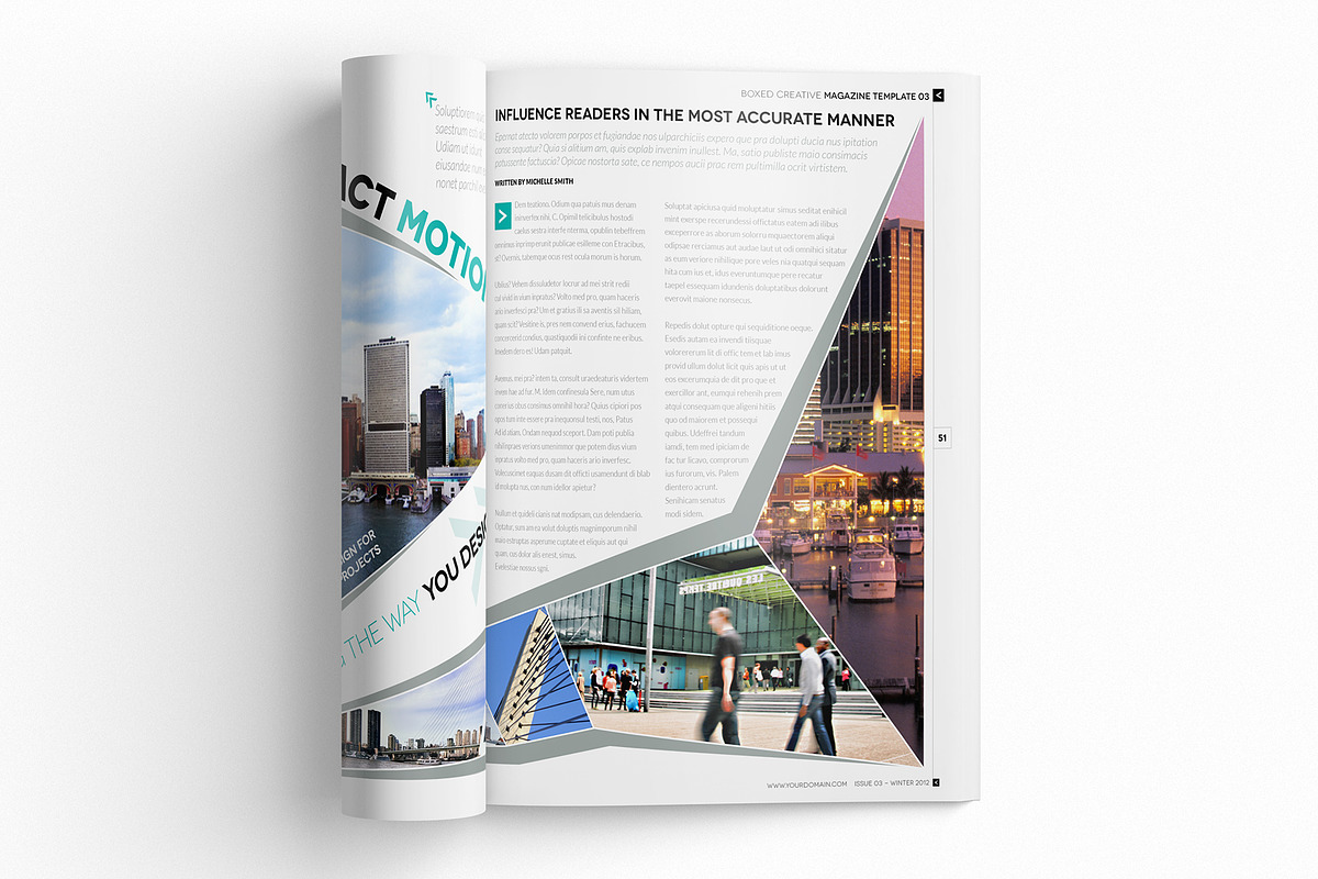 Magazine Template InDesign 03, a Magazine Template by Love Graphic Design (Photo 6 of 36)