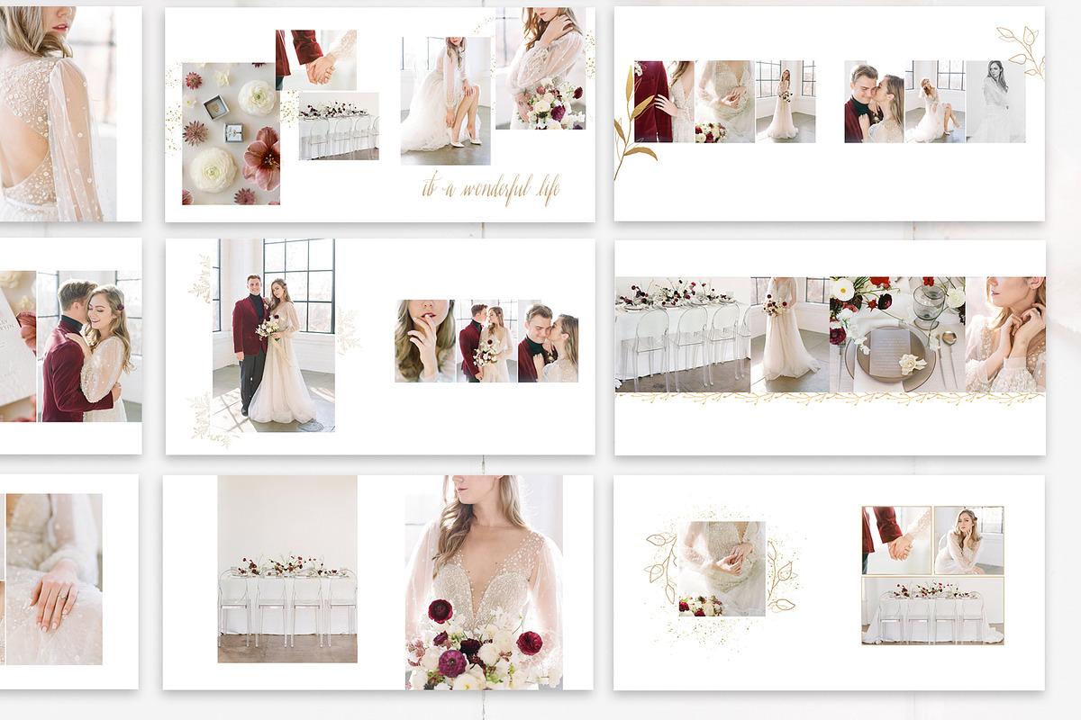 Gold Luxe Photography Album PSD, a Stationery Template by By Stephanie Design (Photo 3 of 13)