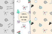 Hand Drawn Christmas Background, an Illustration by MaraquelaStudio (Thumbnail 4 of 7)