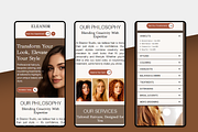 Hair Studio Wix Studio Website, a Wix Template by Kitteeh (Thumbnail 2 of 10)