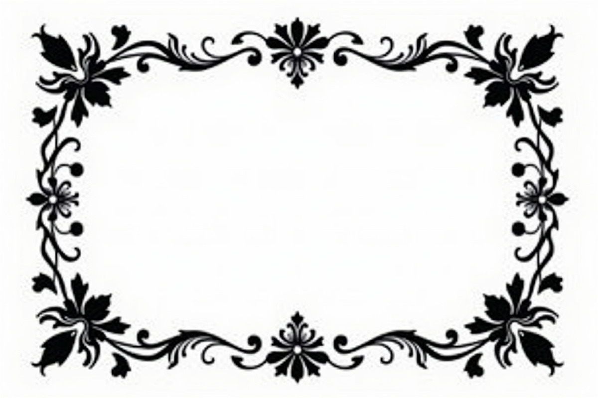 Vintage Frame Laser Cut Files, an Illustration by hafijul (Photo 6 of 9)