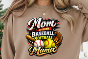 Mom Of Both Baseball Softball PNG, a Graphic by Vector Portal (Thumbnail 6 of 9)