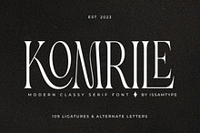 Komrile - Serif Font