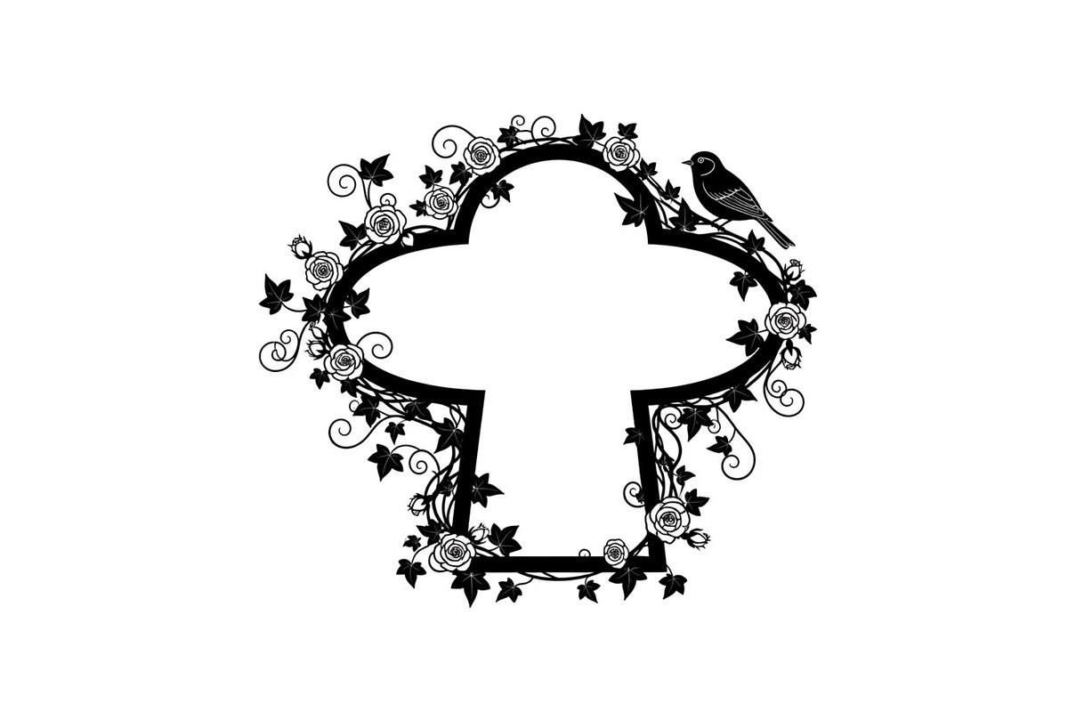Floral Keyhole Frame SVG Bundle, an Illustration by Designs_River (Photo 4 of 31)