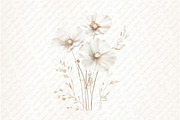 White Floral Clipart, an Illustration by Watercolor design (Thumbnail 11 of 12)