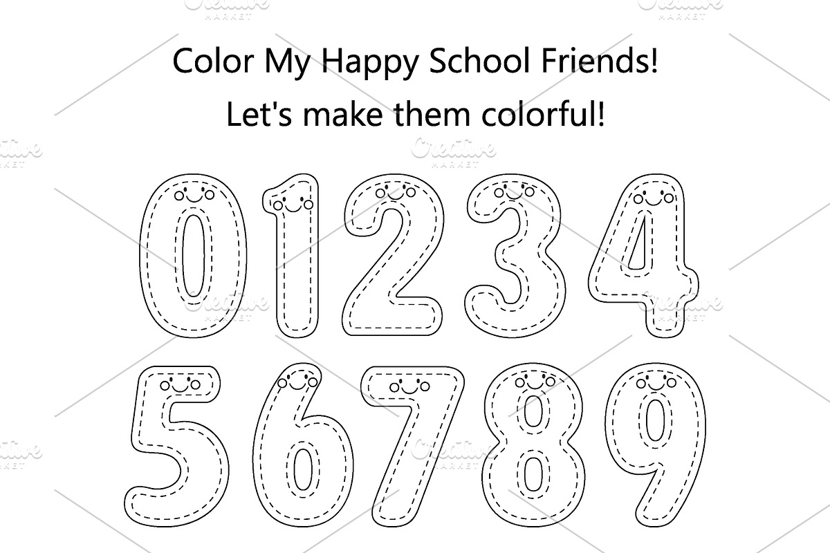 Cute Kawaii Back to School Bundle, an Education Illustration by C Design Studio (Photo 19 of 19)