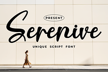 Serenive Script Font