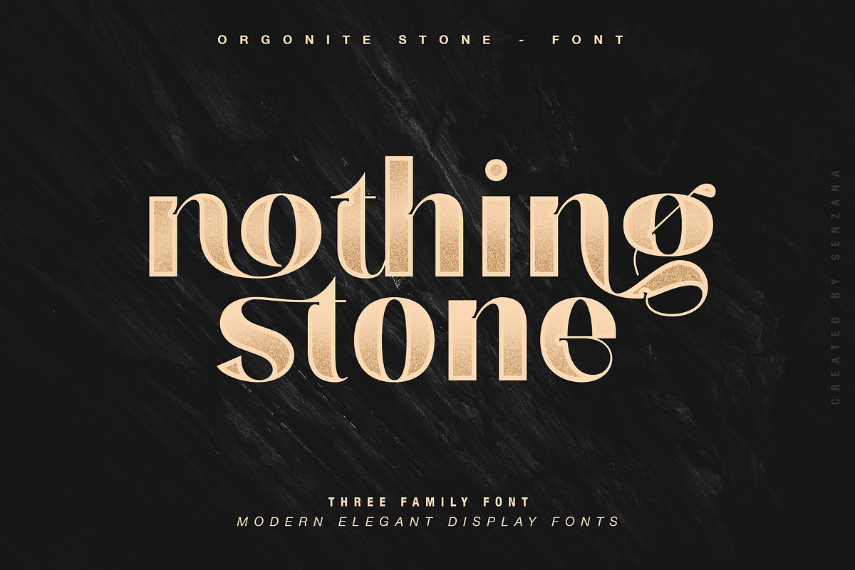 stone orgonite, a Sans Serif Font by senzana (Photo 3 of 14)