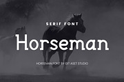 Horseman - Elegant Serif Font, a Serif Font by gitasetstudio (Thumbnail 1 of 6)