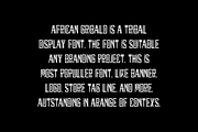 African Gribald - Greek Font, a Sans Serif Font by Iqsiart Studio (Thumbnail 4 of 6)