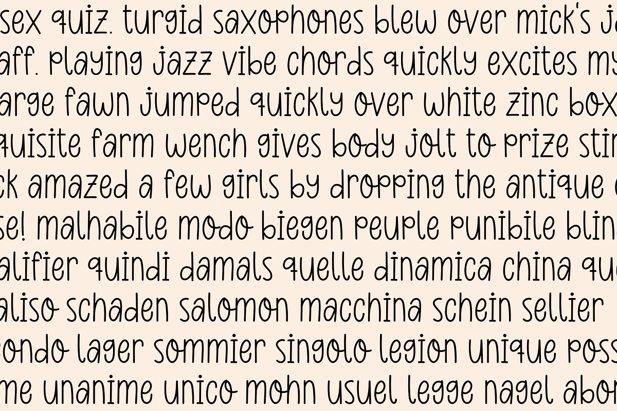 Monkeys & Gorillas Handritten Font, a Handwritten Font by Sofia Skoog (Photo 8 of 12)