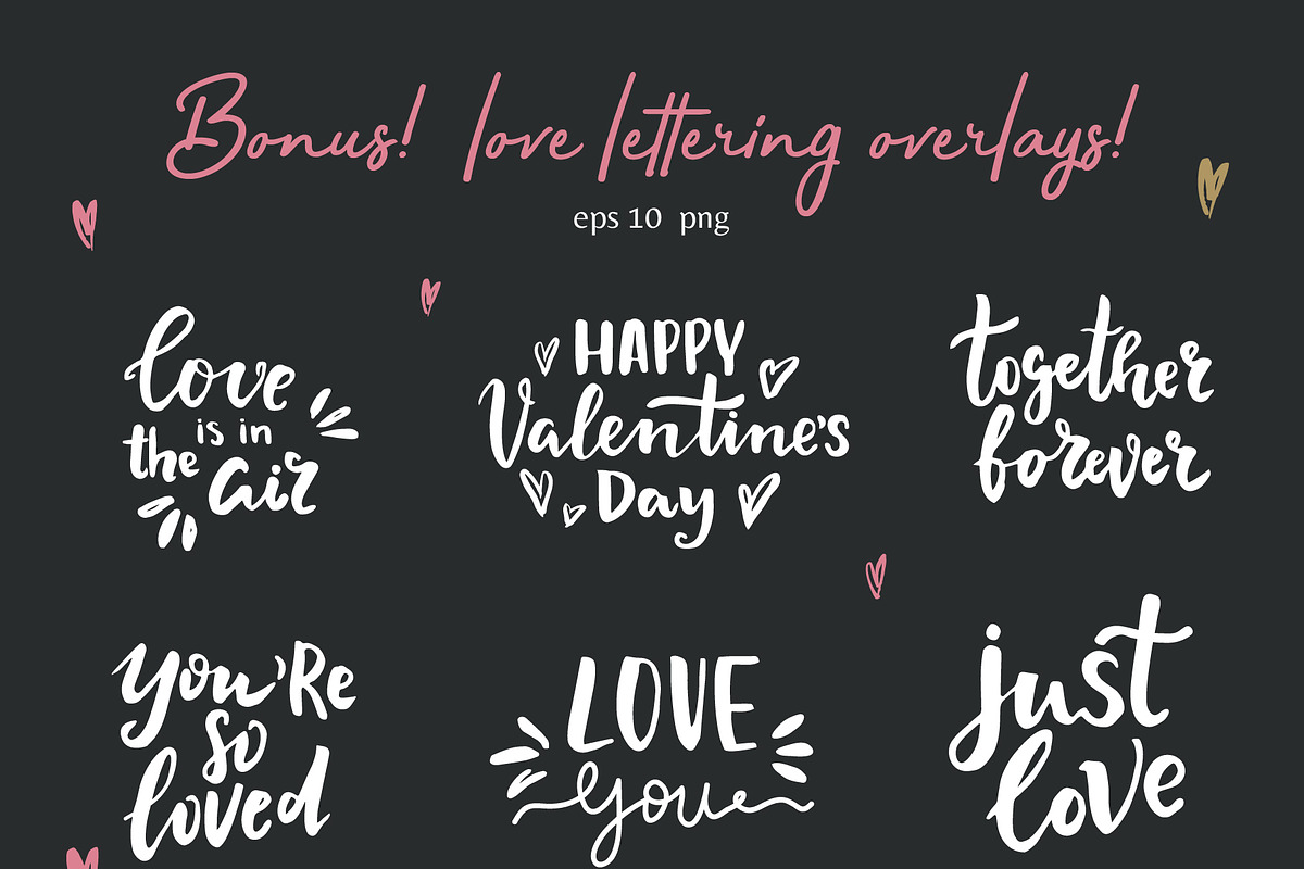 Valentine's Day cards bundle, a Texture Illustration by Cozy pattern shop (Photo 8 of 8)