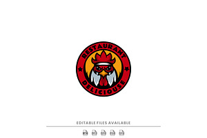 Chicken Mascot Logo Design, a Branding & Logo Template by Artnivora.Std