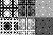 Seamless Black Geometric Patterns, a Pattern Graphic by Melissa Held Designs (Thumbnail 3 of 8)