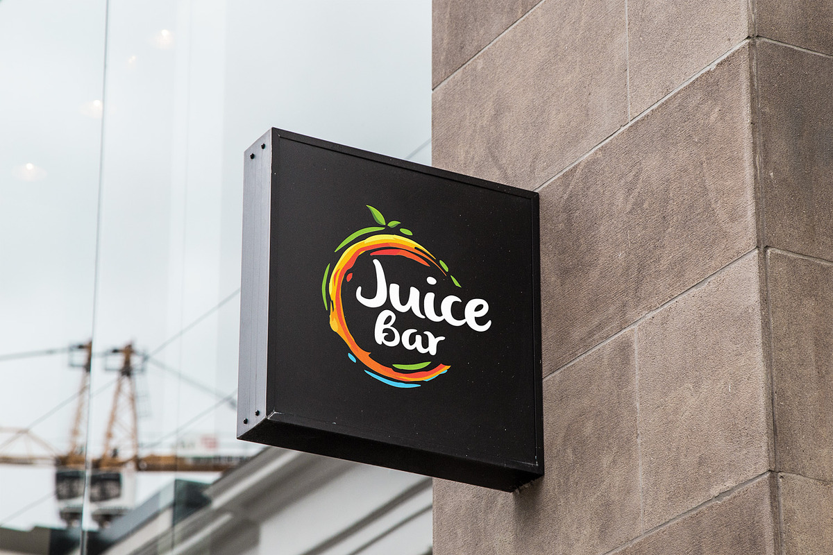 Juice Bar Cafe Restaurant Logo, a Branding & Logo Template by GladicMonster (Photo 5 of 9)