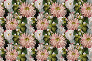 Flower peony seamless pattern vector, a Pattern Graphic by Art By Silmairel (Thumbnail 2 of 2)