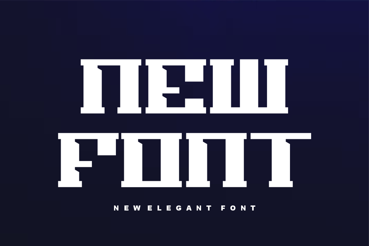 Bigyser - Font, a Slab Serif Font by artchiles_design (Photo 3 of 5)